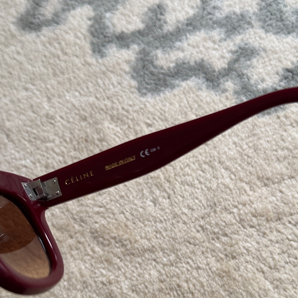 Celine Burgundy Sunglasses CL41079/s - Picture 7 of 11